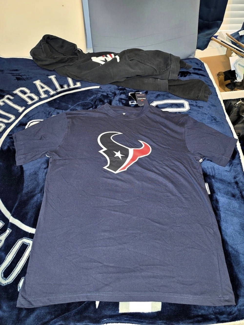 Fanatics Houston Texans Diggs #1 Texans Football Jersey Blue XLT NWT